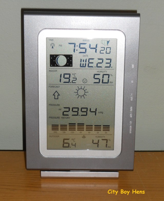 -10C outside and 6.4C inside the coop at 7:54pm. Nighty night girls!